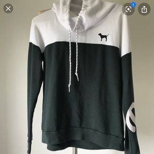 PINK cowl neck sweatshirt